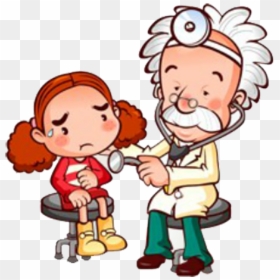 Patient Clipart Dr Patient - Doctor Patient Cartoon Png, Transparent Png - doctor cartoon png