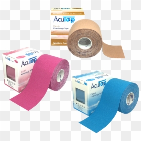 Acutop® Classic Kinesiology Tape, 3 Rollen Starter - Acutop, HD Png Download - taped paper png