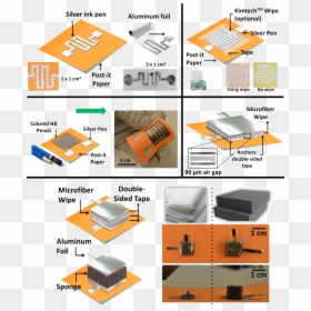 Pic - Foil Pressure Sensor, HD Png Download - taped paper png