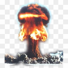 Nuclear Explosion Transparent Background, HD Png Download - mushroom cloud png