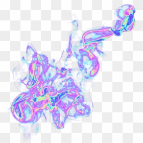 Transparent Aesthetic Vaporwave Png, Png Download - blue smoke png