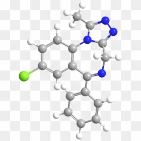 Triclosan 3d Model, HD Png Download - xanax png