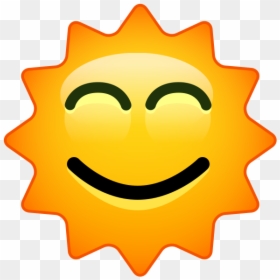 Skype For Business Sun Emoji, HD Png Download - sun emoji png