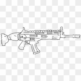 Assault Rifle, HD Png Download - fortnite scar png