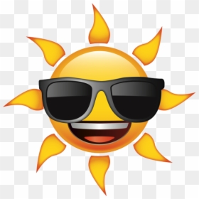Summertime Emoji, HD Png Download - sun emoji png