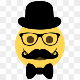 Chapeu Oculos E Bigode, HD Png Download - sun emoji png