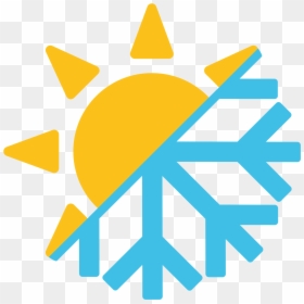 Simbolo Frio En Aire Acondicionado, HD Png Download - sun emoji png