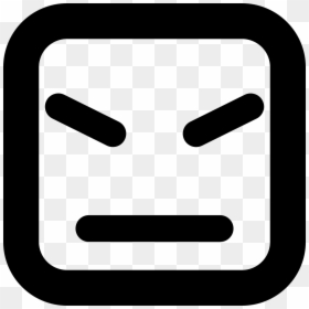 Scan Icon, HD Png Download - angry face png