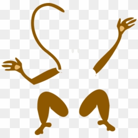 Monkey Clip Art, HD Png Download - legs png