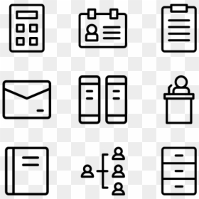Back To School Icons, HD Png Download - square outline png