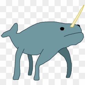Narwhal With Legs, HD Png Download - legs png