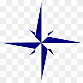 Звезда Компас Пнг, HD Png Download - star outline png