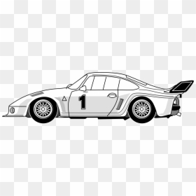 Porsche Clipart, HD Png Download - car silhouette png