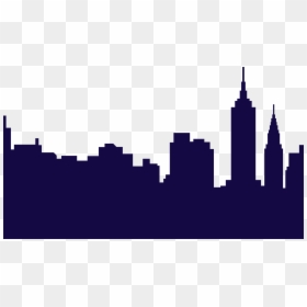 New York City Skyline, HD Png Download - city silhouette png