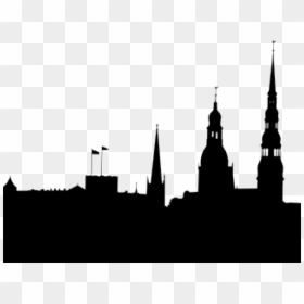 Vecrīga, HD Png Download - city silhouette png