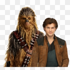 Young Han Solo And Chewbacca, HD Png Download - han solo png