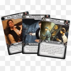 Star Wars Legion Rebel Command Cards, HD Png Download - han solo png