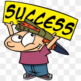 Successful Child Cartoon, HD Png Download - success png