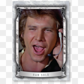 Han Solo Smile, HD Png Download - han solo png