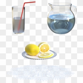 Glass Of Water Citrus Png, Transparent Png - glass of water png