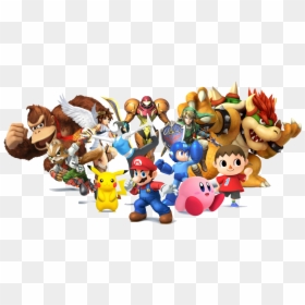 Super Smash Bros Characters Png, Transparent Png - nintendo png