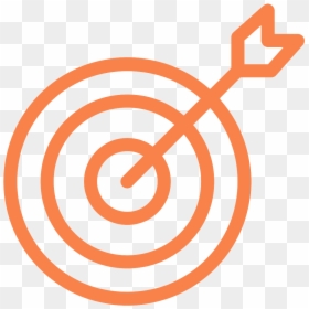 Target With Arrow Icon, HD Png Download - bullseye png