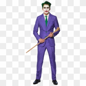The Joker Suitmeister - Costume Joker, HD Png Download - joker face paint png