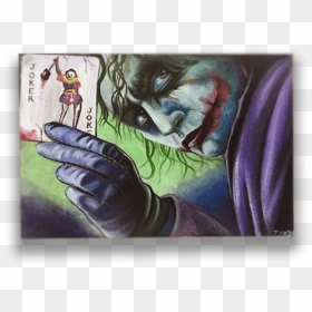 Joker - Jyothee Murali Art, HD Png Download - joker face paint png
