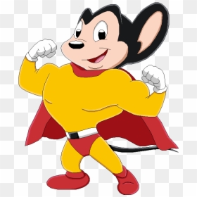 Mighty Mouse Cartoon - Mighty Mouse, HD Png Download - mighty mouse png