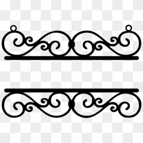 Wrought Iron Welcome Sign , Png Download - Wrought Iron Clip Art, Transparent Png - wrought iron png