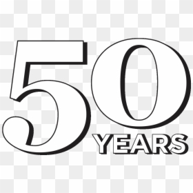 Line Art, HD Png Download - 50 anniversary png