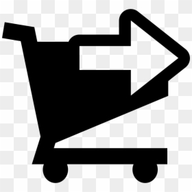 Shopping Cart Right Arrow Button Comments - Simbolo De Comercio Electronico, HD Png Download - carrito de compras png
