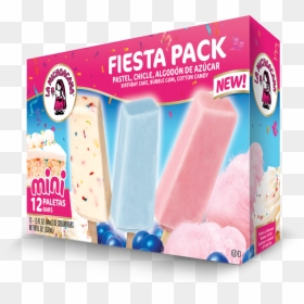 Fiesta / Fiesta - Cotton Candy Bubble Gum Ice Cream, HD Png Download - fresas con crema png