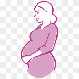 Transparent Mom Clipart Free - Pregnant Woman Clipart Transparent, HD Png Download - pregnant woman silhouette png