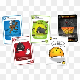 Exploding Kittens Card Download, HD Png Download - exploding png