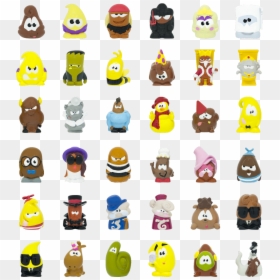 Poopeez Series 1 , Transparent Cartoons - Poopeez Character List, HD Png Download - skid marks png