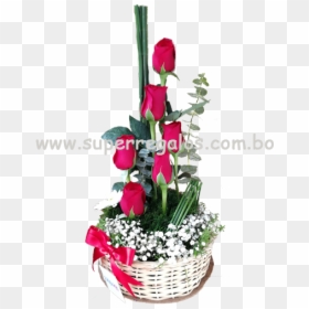 Arreglos Florales Con 6 Rosas, HD Png Download - arreglos florales png