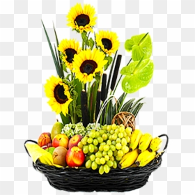 Arreglos-frutales - Arreglos Florales Para Hombre Con Frutas, HD Png Download - arreglos florales png