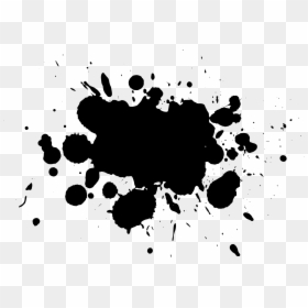 Black And White Splatter, HD Png Download - circle banner png