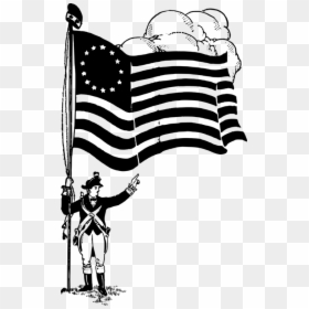 Art,monochrome Photography,graphic Design - Illustration, HD Png Download - usa flag black and white png