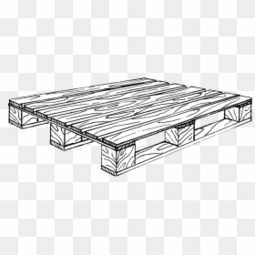 Cwpca The Different Types Of Wood Pallets - Wood Pallet Drawing, HD Png Download - wood pallet png