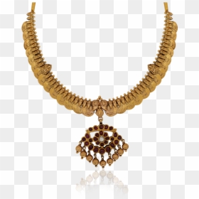 Antique Ruby Kasumalai Necklace, HD Png Download - gold chain necklace png