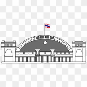Hua Lamphong Png Vector - Arch, Transparent Png - usa flag black and white png