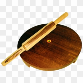 Chakla Belan, Wooden Rolling Board And Rolling Pin - Rolling Pin, HD Png Download - board pin png