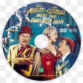 Abbott And Costello Meet The Invisible Man Dvd, HD Png Download - invisible man png