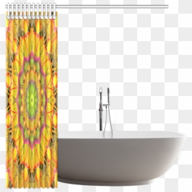 Beach Grass Golden Red Foliage Abstract Fall Days - Shower Curtain, HD Png Download - gold curtains png