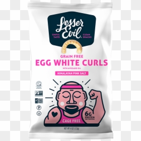 Lesser Evil Egg White Curls, HD Png Download - curls png