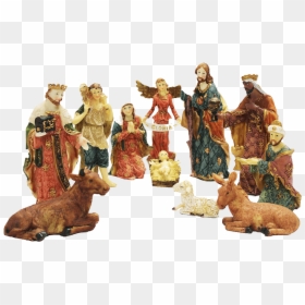 Nativity Inch Jesus Kart - Nativity Set Online India, HD Png Download - manger scene png