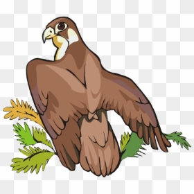 Hawk Clipart Egle Free Clipart On Dumielauxepices Regarding - Eagle With Tree Clipart, HD Png Download - red tailed hawk png
