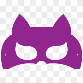 Superhero Mask Template - Bat Girl Mask Printable, HD Png Download - hero mask png